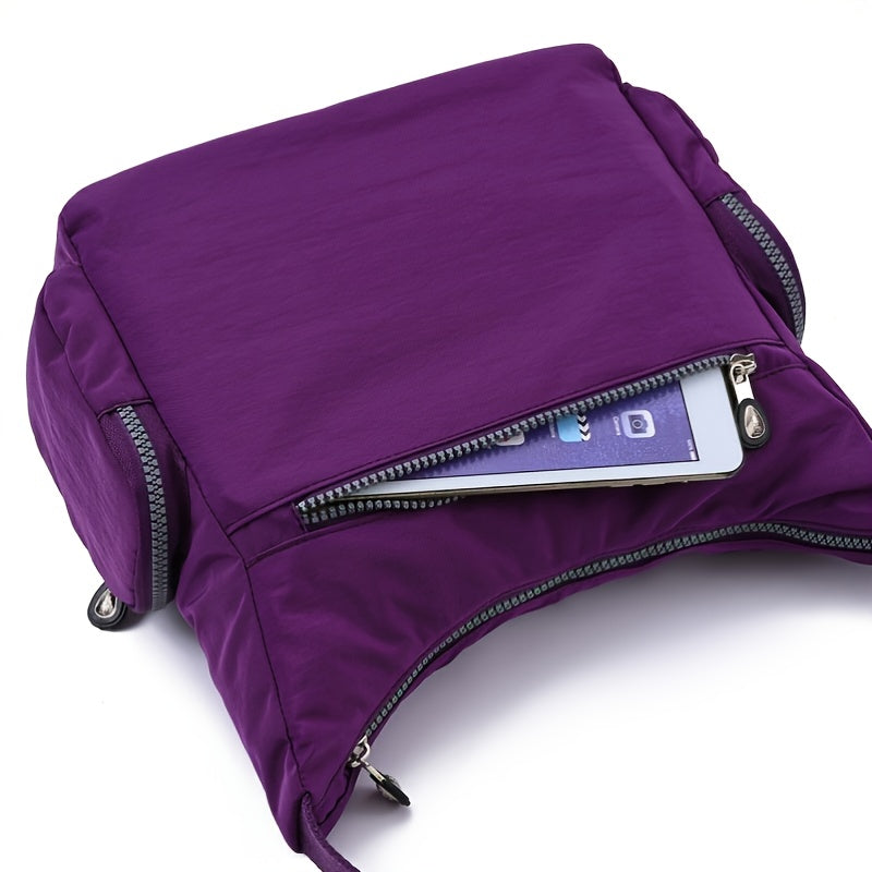 [Lightweight Square Bag] Lightweight Multi-Pocket Square Bag | Unisex Messenger Bag for Men and Women, Travel Shoulder Crossbody Bag