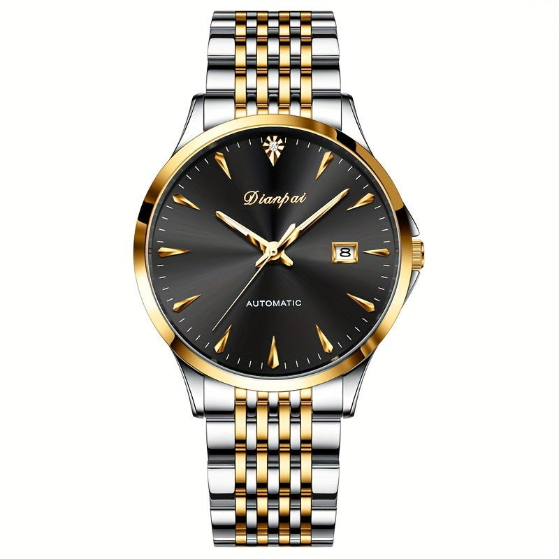Fashion Men's Automatic Mechanical Watch, Business Luminous Waterproof Wristwatch