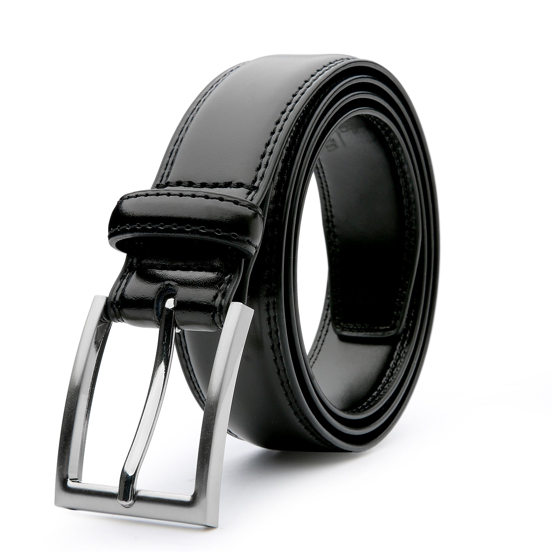 Men's Leather Belt, Fashion & Classic Casual Belt with Single Prong Buckle for Jeans, Pants, Work And Business, Gift for Dad & Husband