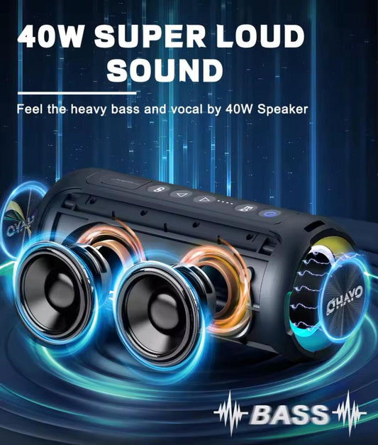 ZEALOT-S49 Portable Bluetooth Speaker 20W IPX7 Waterproof Powerful Bass Boost Sound Box Dual Pairing True Wireless Stereo Outdoor Speakers