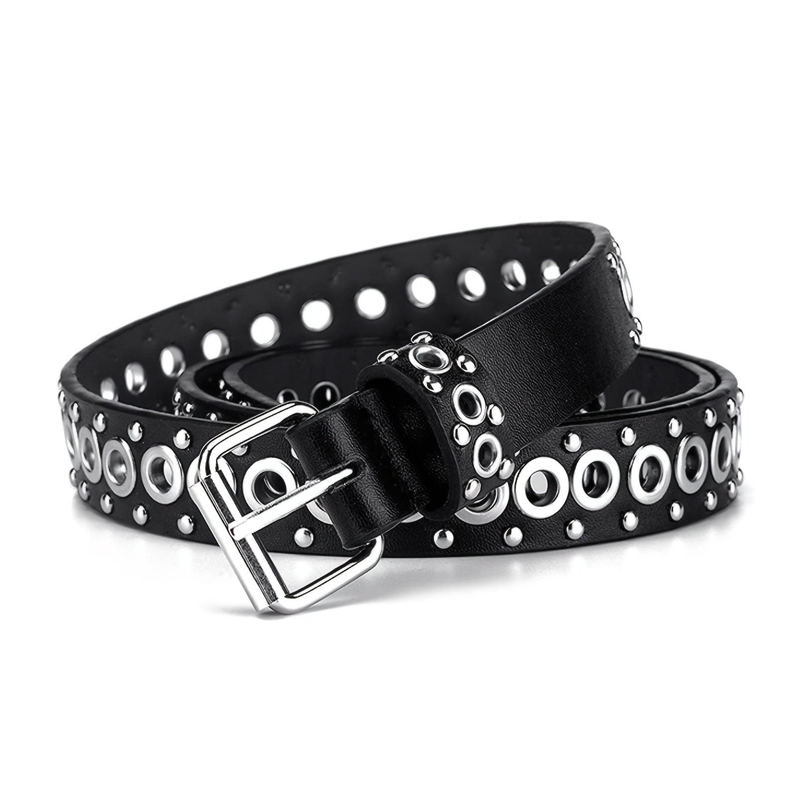 Punk Style Rivet Belt For Men And Women, Ideal choice for Gifts