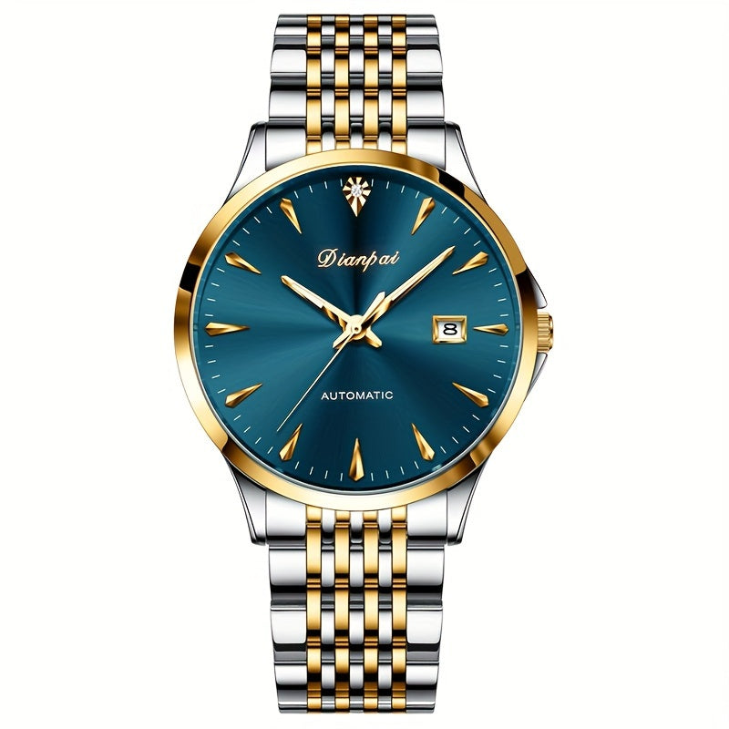 Fashion Men's Automatic Mechanical Watch, Business Luminous Waterproof Wristwatch