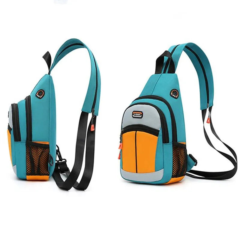 Chest Bag For Men And Women Can Be Worn With One Shoulder And Two Shoulder Crossbody Multifunctional Backpack. Fashion Chest Bag