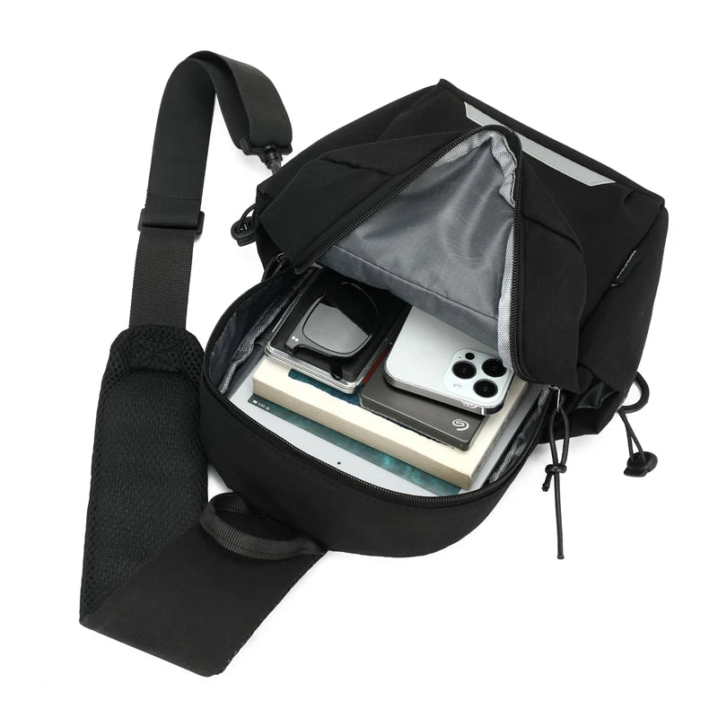 Chest bag for men 2024 new travel men's backpack women's casual boys boys handsome youth shoulder crossbody bag