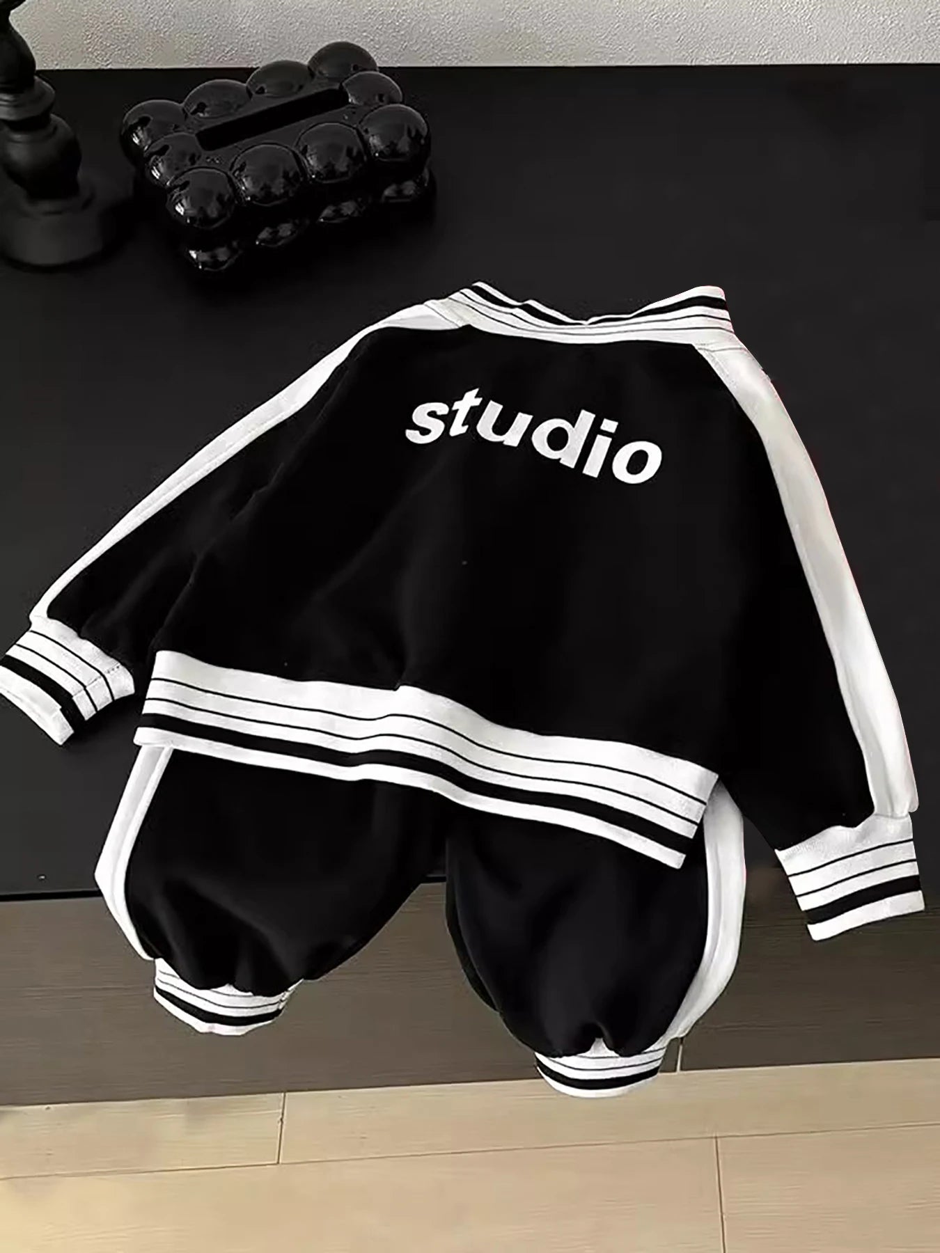 Men and Women Children Zipper Coat Set - Spring/Autumn New Style Children's Baby Pullover Coat and Casual Pants Set Trendy