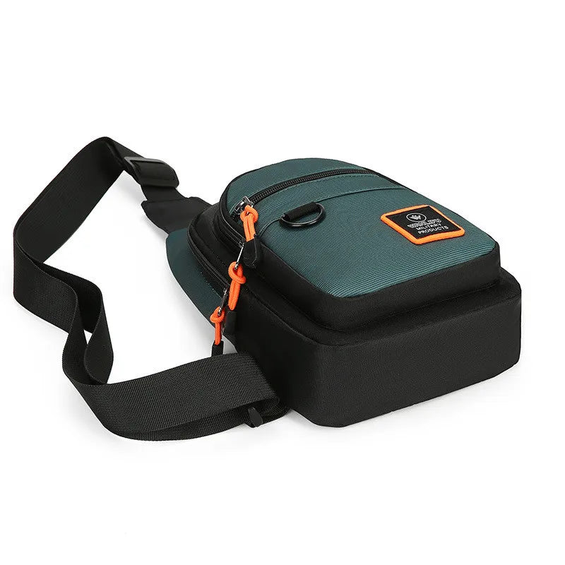 Chest Bags Men's One Shoulder Crossbody Bag Large Capacity Outdoor Sports Leisure Fashion Small Shoulder Bag Backpack Men's