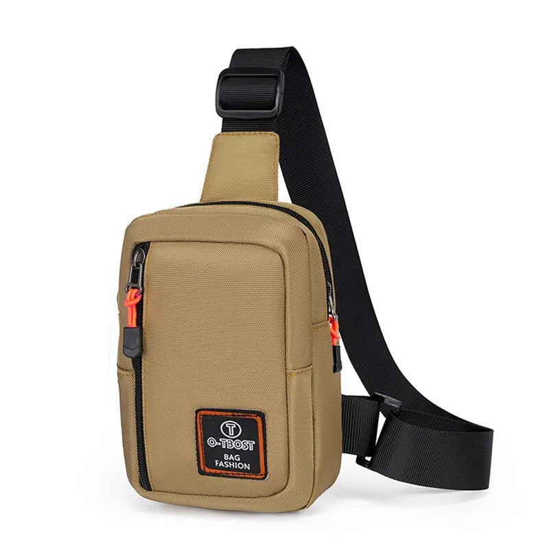 Chest Bags Men's One Shoulder Crossbody Bag Large Capacity Outdoor Sports Leisure Fashion Small Shoulder Bag Backpack Men's