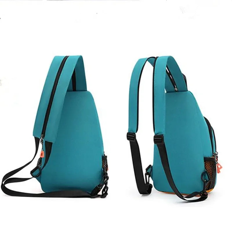 Chest Bag For Men And Women Can Be Worn With One Shoulder And Two Shoulder Crossbody Multifunctional Backpack. Fashion Chest Bag