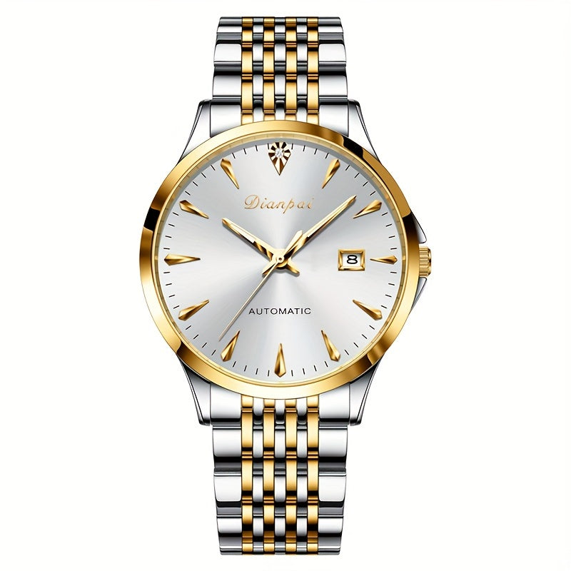 Fashion Men's Automatic Mechanical Watch, Business Luminous Waterproof Wristwatch