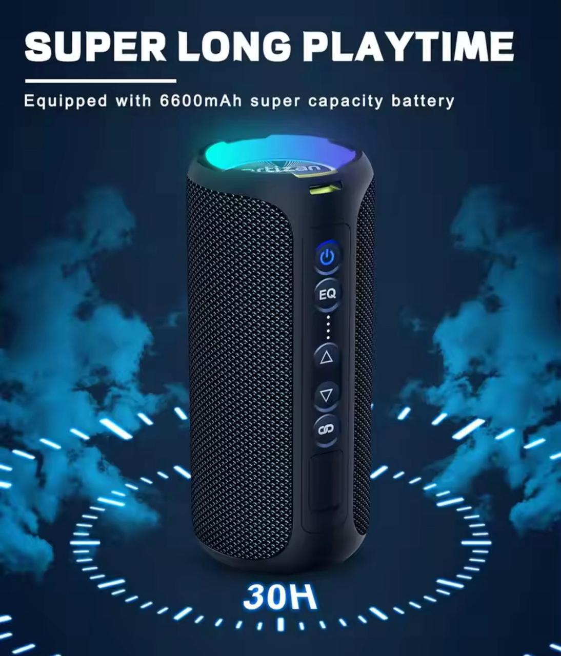 ZEALOT-S49 Portable Bluetooth Speaker 20W IPX7 Waterproof Powerful Bass Boost Sound Box Dual Pairing True Wireless Stereo Outdoor Speakers