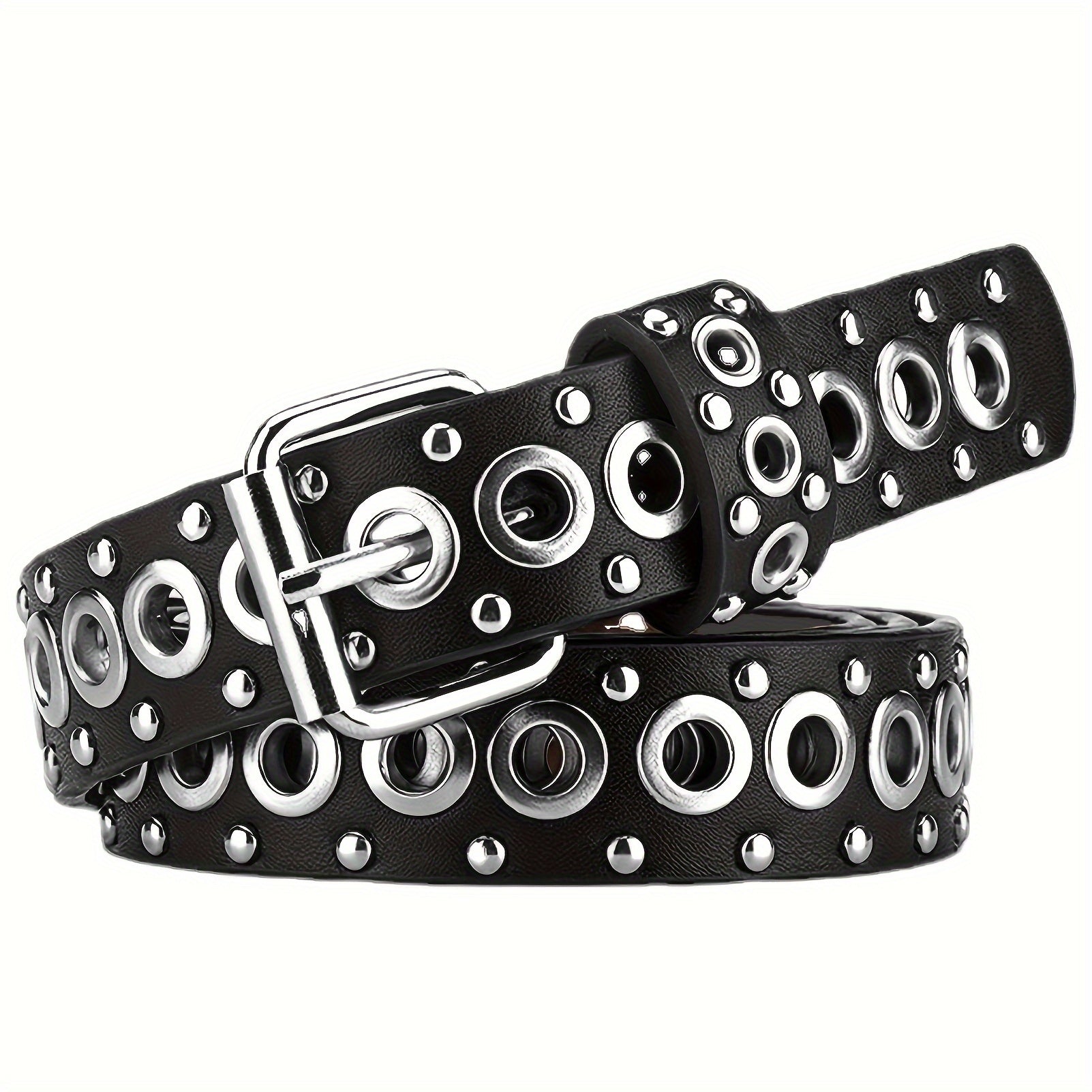 Punk Style Rivet Belt For Men And Women, Ideal choice for Gifts