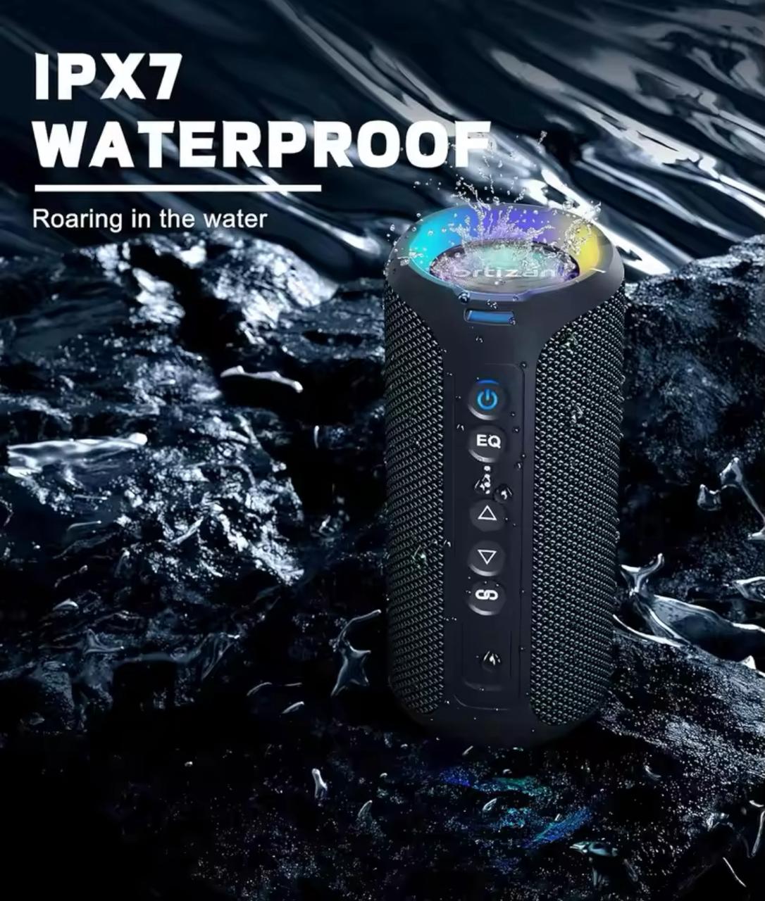 ZEALOT-S49 Portable Bluetooth Speaker 20W IPX7 Waterproof Powerful Bass Boost Sound Box Dual Pairing True Wireless Stereo Outdoor Speakers